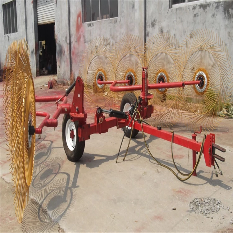 Agricultural disc rake, small forage straw recycling rake, corn, rice, and wheat straw collection machine
