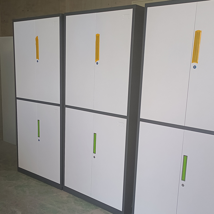 Customized steel storage cabinets with locks for student dormitory changing cabinets and employees