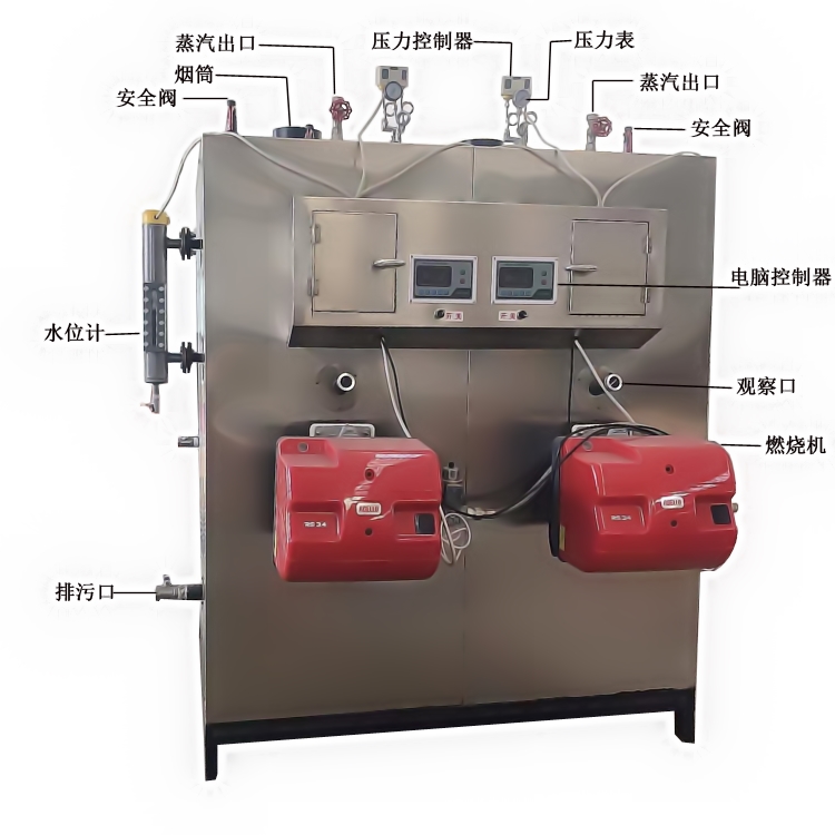 Ruiying multifunctional stainless steel industrial gas steam generator 0.6 ton natural steam boiler