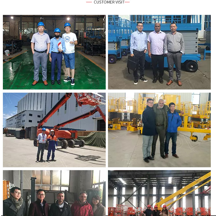 Scissor fork type self-propelled elevator, electric hydraulic lifting platform, fully automatic high-altitude work maintenance and climbing vehicle