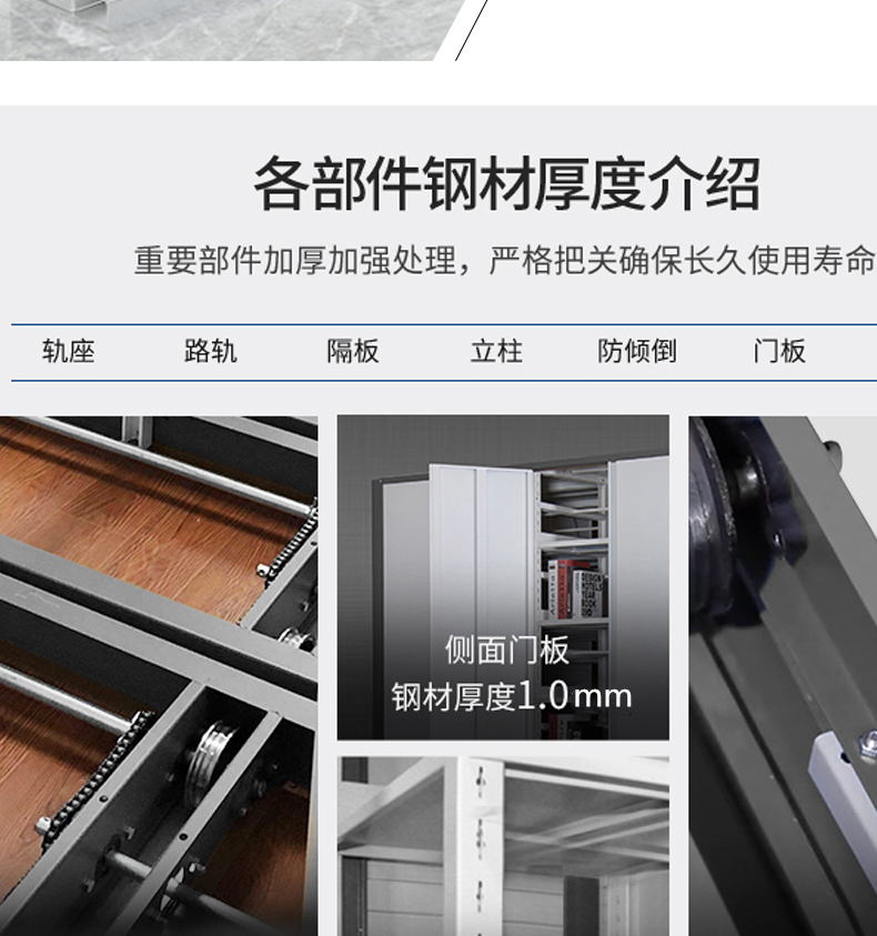 Xionghu brand intelligent dense cabinet dense shelf Filing cabinet supply processing customization service excellent 900 * 560 * 2400