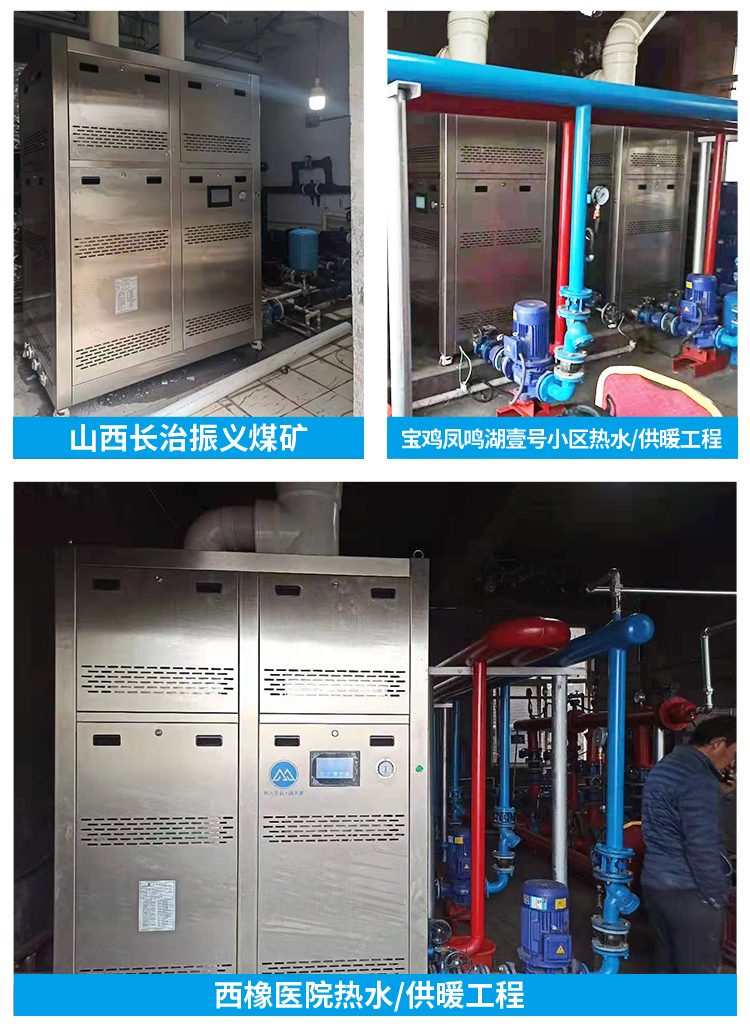 Energy saving equipment for retrofitting ultra-low nitrogen combustion boilers with built-in waste heat recovery and condensation in the gas water heater module