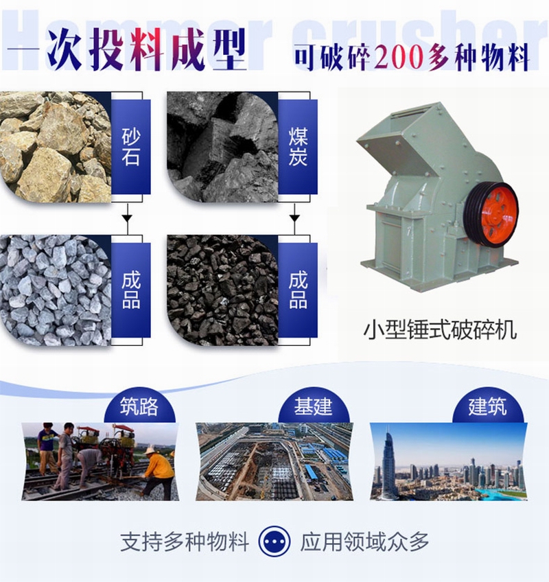 Hammer crusher Hammer crusher Sand compactor 20000 to 40000 small sand compactors