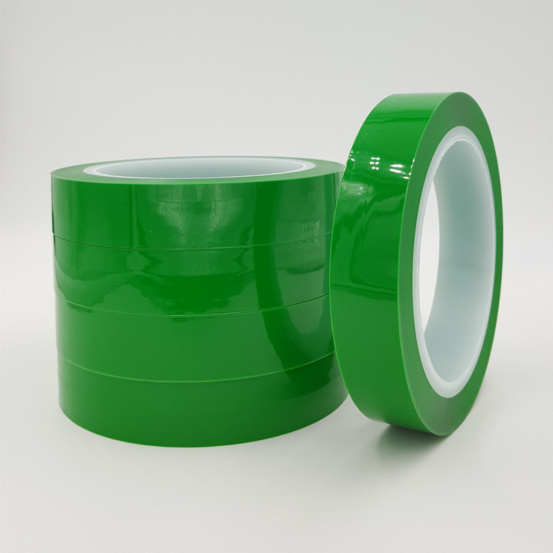 Lithium battery termination tape, battery specific green insulation tape, electrolyte, 100 meter long pole ear adhesive