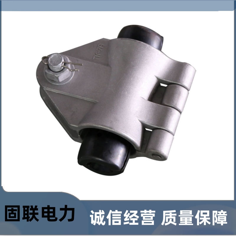 ADSS/OPGW optical cable suspension clamp aluminum sleeve rubber clamp block hammer straight fitting