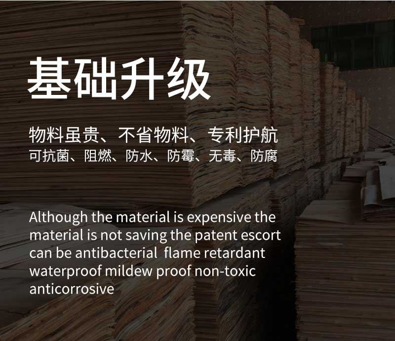 Fengyong brand fireproof and flame-retardant multi-layer plywood with complete B1 grade specifications for flame retardant performance