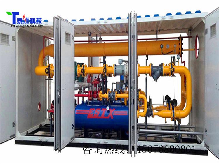 Thai Gas CNG Gas Pressure Reducing Skid Equipment CNG Skid Installation Station Natural Gas Measurement and Pressure Regulating Skid