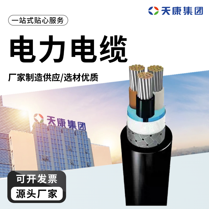 天康 O 电力电缆 标称截面10mm2 厂家供应 做工细致