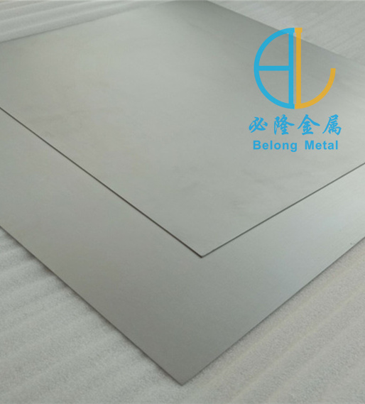 Flat pure tungsten thin tungsten sheet with bright surface, tungsten flat foil material, can be processed by zero cutting stamping