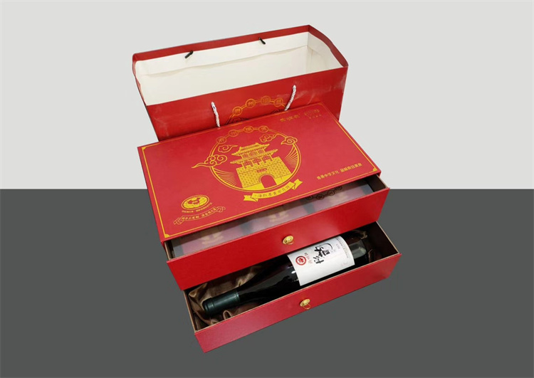 Customizable high-end wine boxes, packaging boxes, high-end paper wine printing factories, independent brand gift boxes, customized