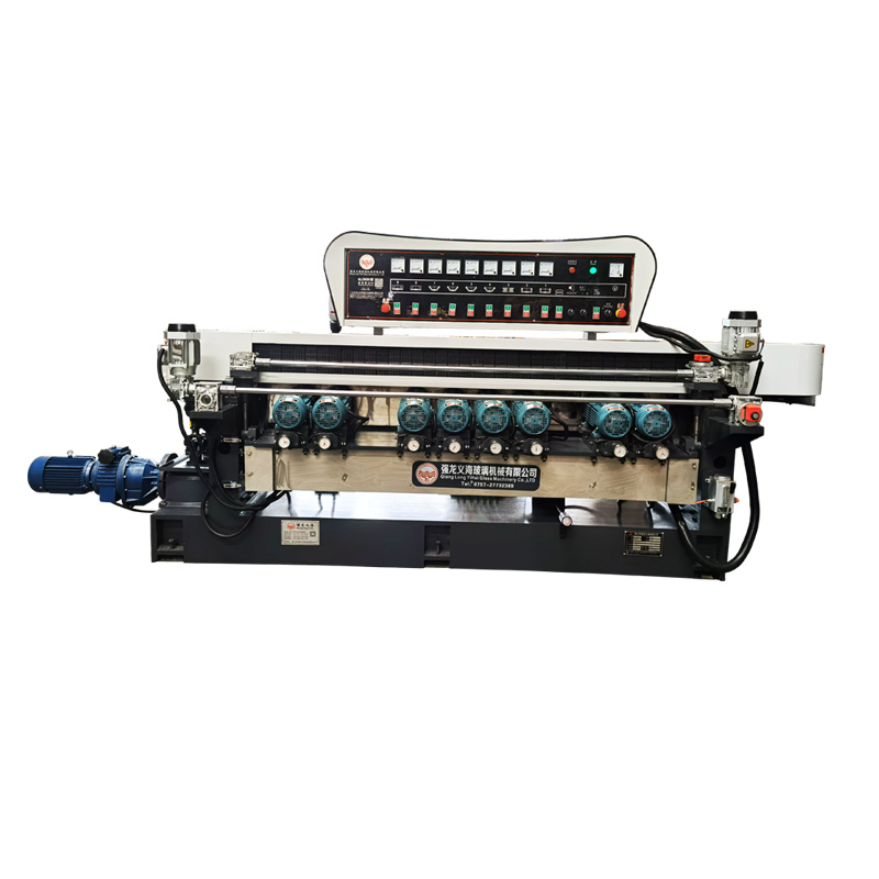 Qianglong Yihai Glass Lens Straight Line 9 Grinding Head Beveling Machine Vertical Beveling Machine Large Beveling QLX261