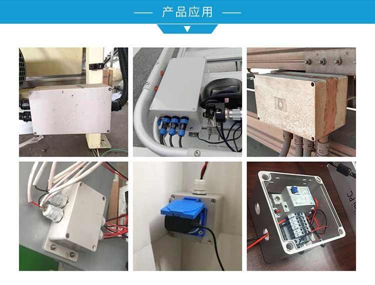 Plastic waterproof junction box, outdoor power distribution box, terminal box, industrial control cable junction box