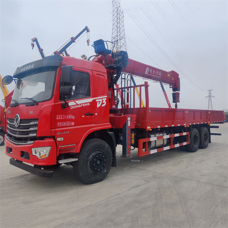 12 ton XCMG truck mounted crane, eight wheels of Dongfeng smooth travel, D3 truck mounted lifting and transportation vehicle