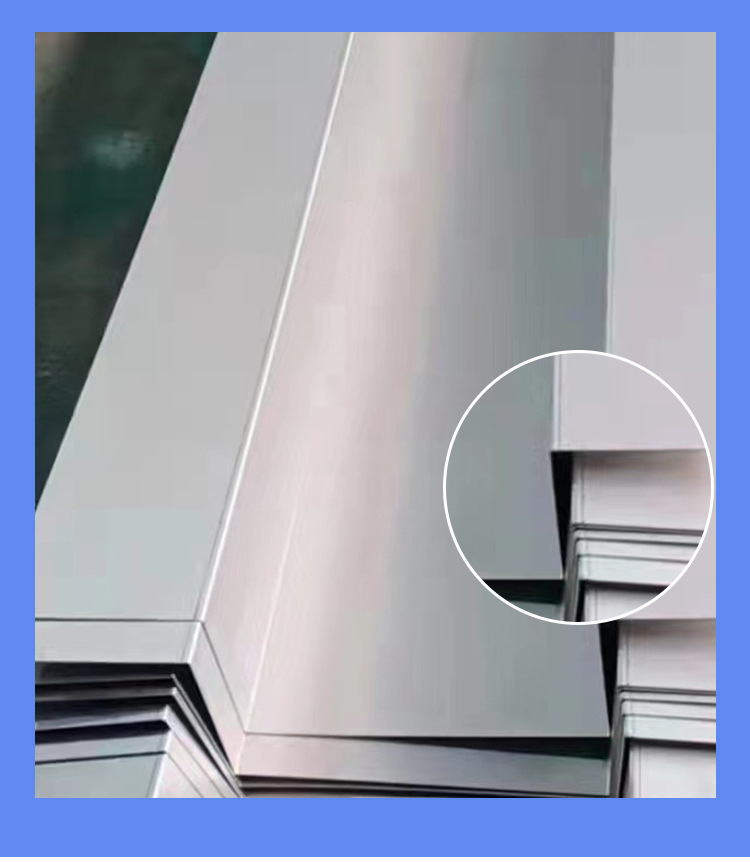 Stainless steel gutter factory roof drainage ditch U-shaped groove CNC precision bending galvanized water tank drainage system