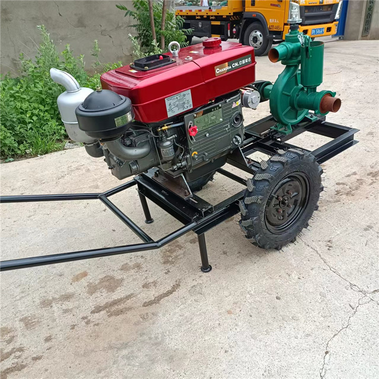 Diesel mobile pump for farmland irrigation water pump, high lift ground irrigation belt dedicated pump