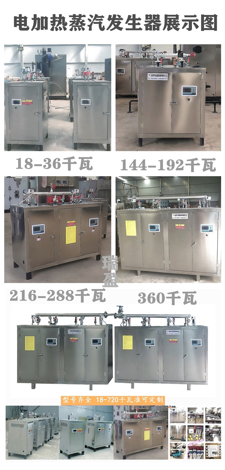 Electric heating steam furnace Ruiying 48KW steam generator steam soybean milk as tofu steam heat source