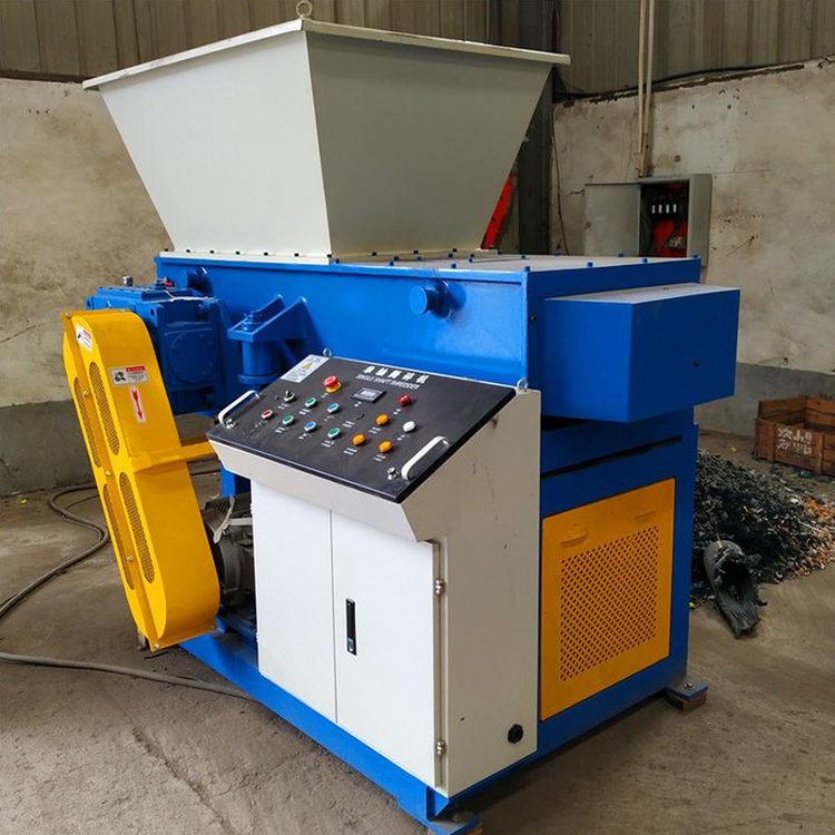 PVC waste plastic woven bag shredder single motor rolling cutting shredder Xinshichang Machinery