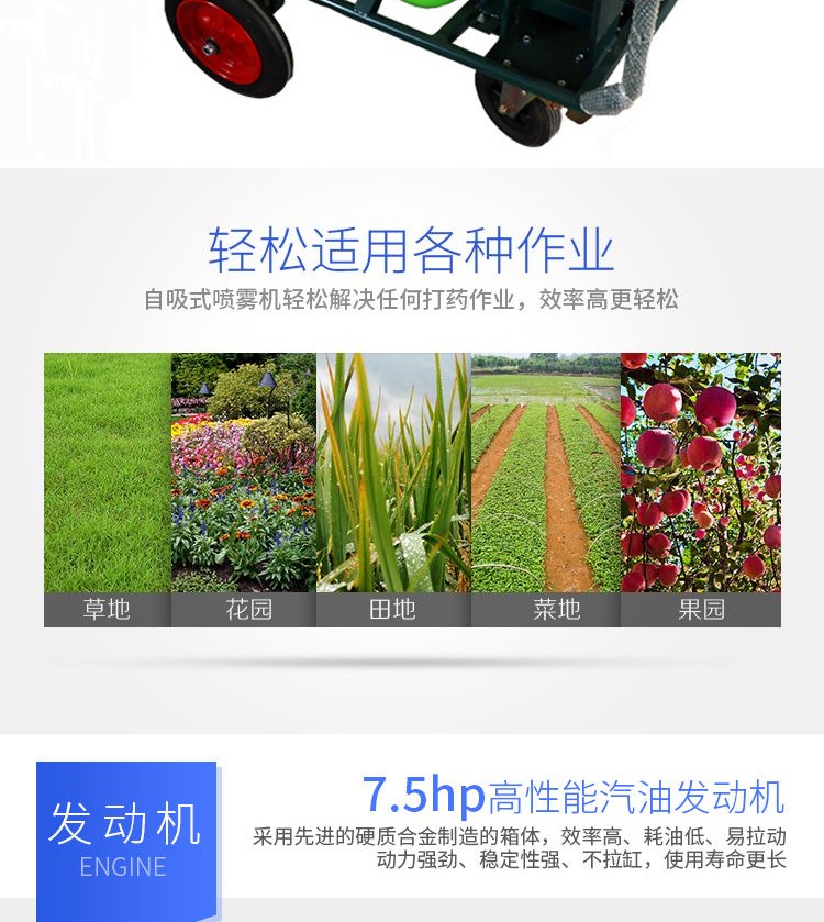 Portable medicine sprayer Chengyu cart sprayer Farm disinfection spray