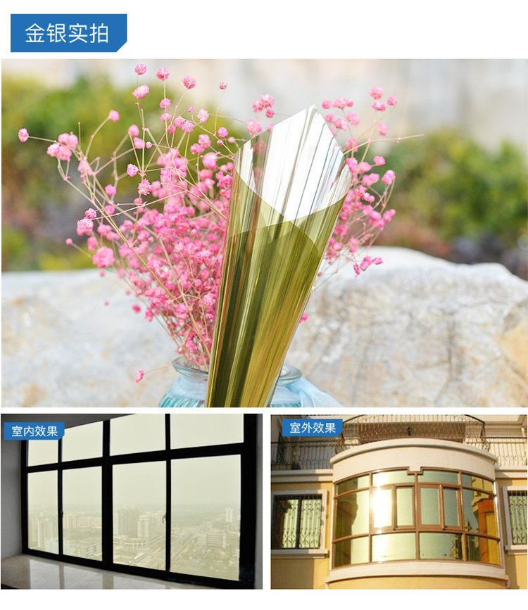 Installation manufacturer of reflective and thermal insulation film for sunlight rooms, roof and roof insulation bubble film, sun shading and sun protection film