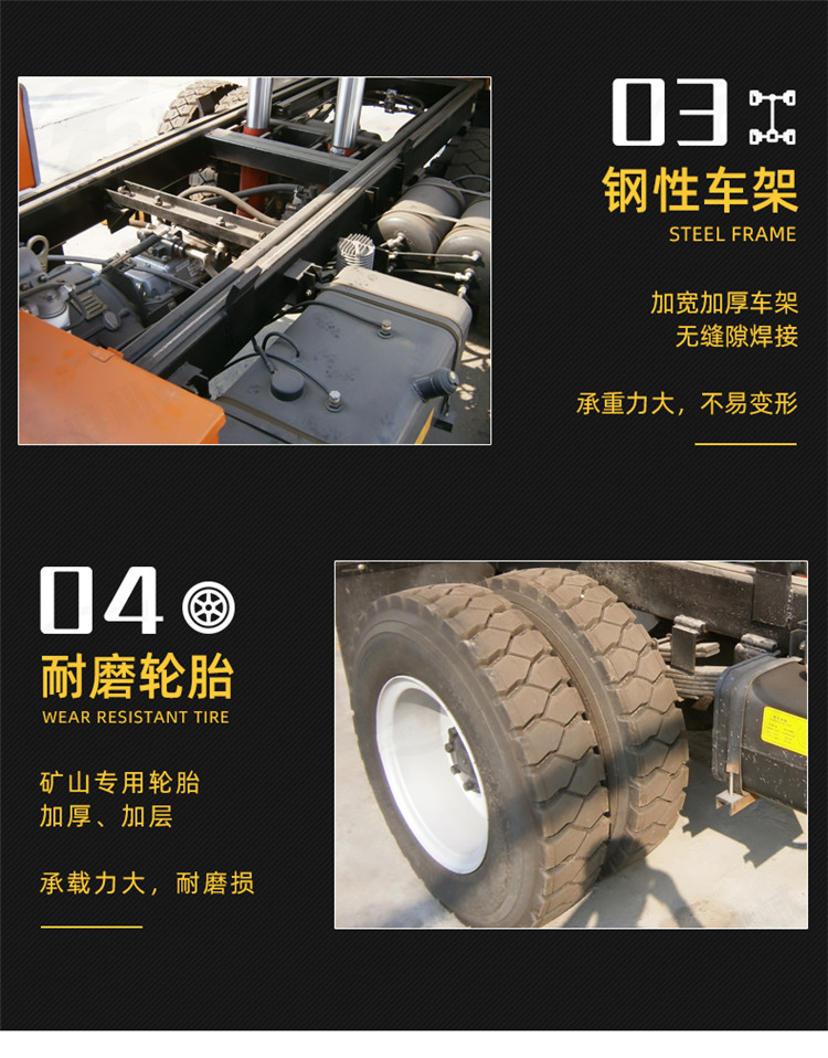 Four wheel drive, four unlike transport vehicles, agricultural engineering use dump trucks to transport salad soil. Jiusheng