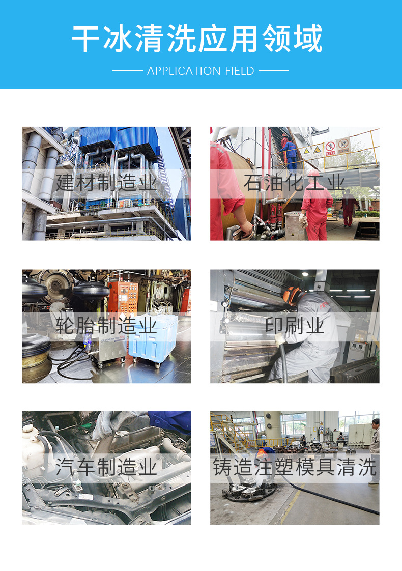 Dry ice cleaning machine Industrial deburring and deburring equipment Automation online cleaning machine Efficient and environmentally friendly