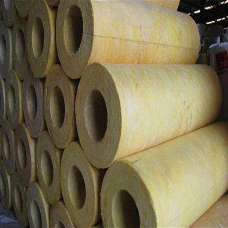 Customized Class A fireproof centrifugal Glass wool pipe, environment-friendly Glass wool insulation pipe shell, firm and stable