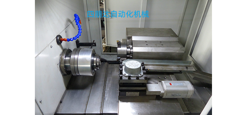 CNC turning machine, horizontal precision and efficient CNC lathe, automatic machining of two, four, and six square planes, one-time forming