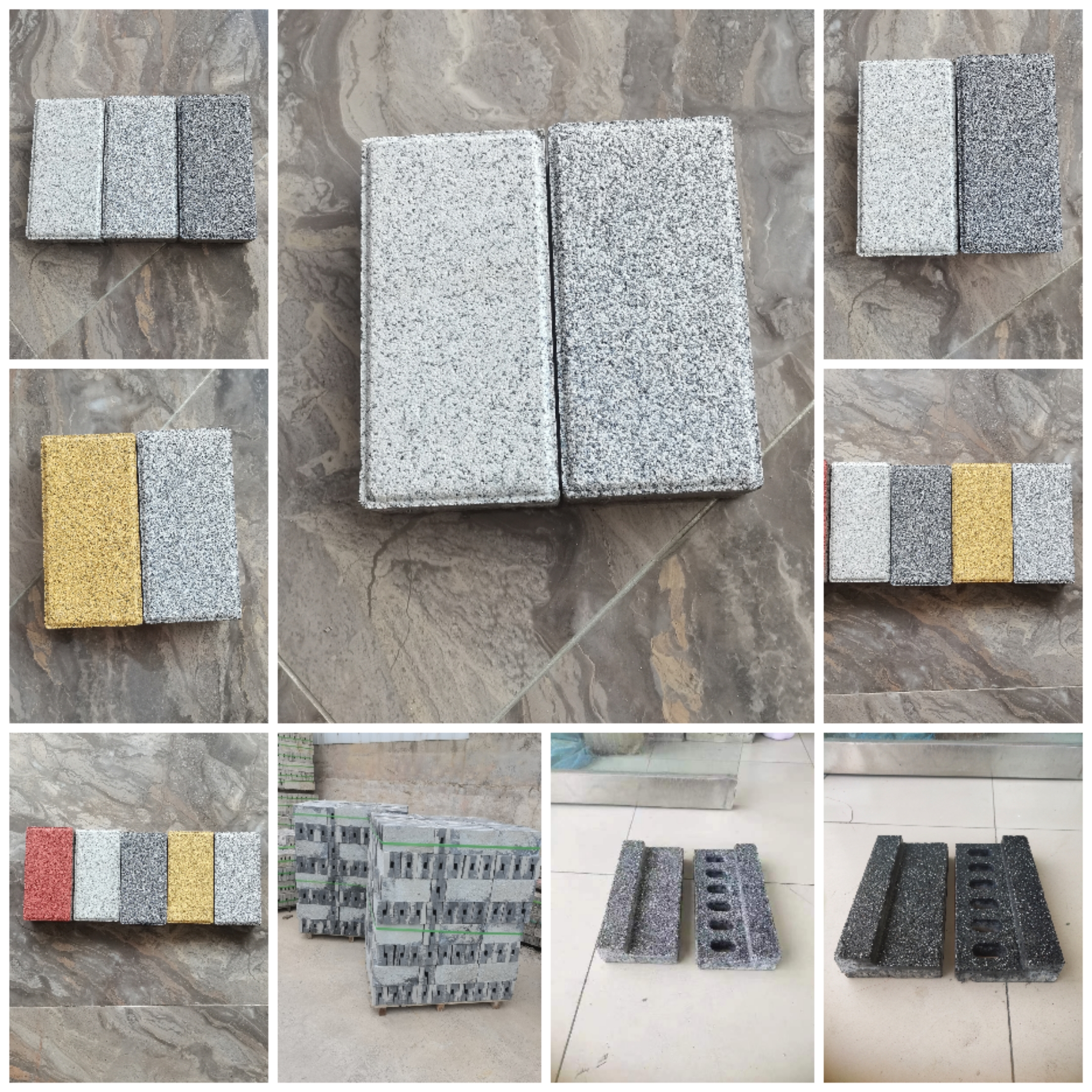 Imitation stone road edge, artificial road tooth stone road, flat stone road side, grass brick module brick, eight shaped lawn