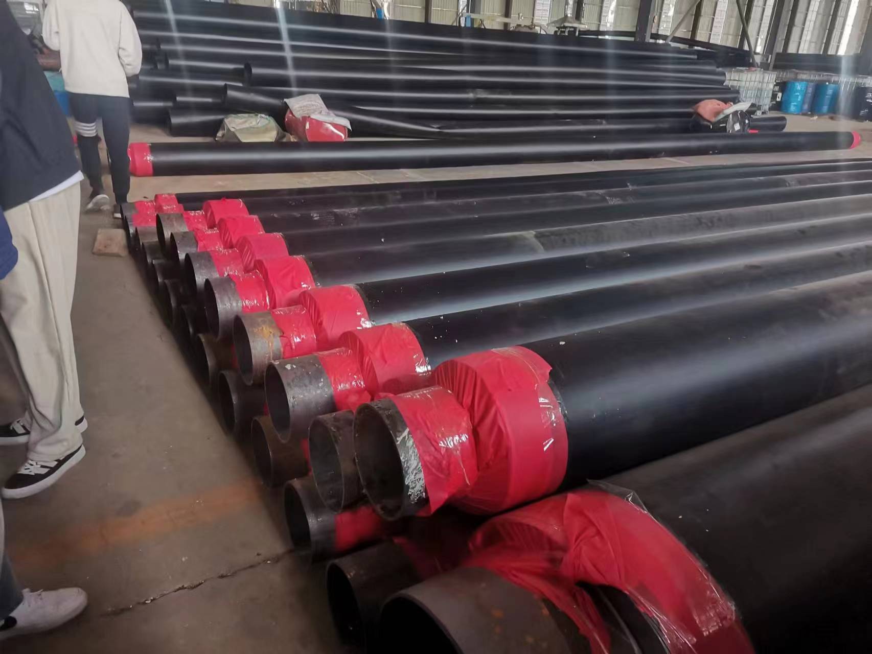 Fangda polyurethane insulation pipe fittings and steel pipes, galvanized iron sheet insulation pipes, steel sleeve steel steam pipe fittings