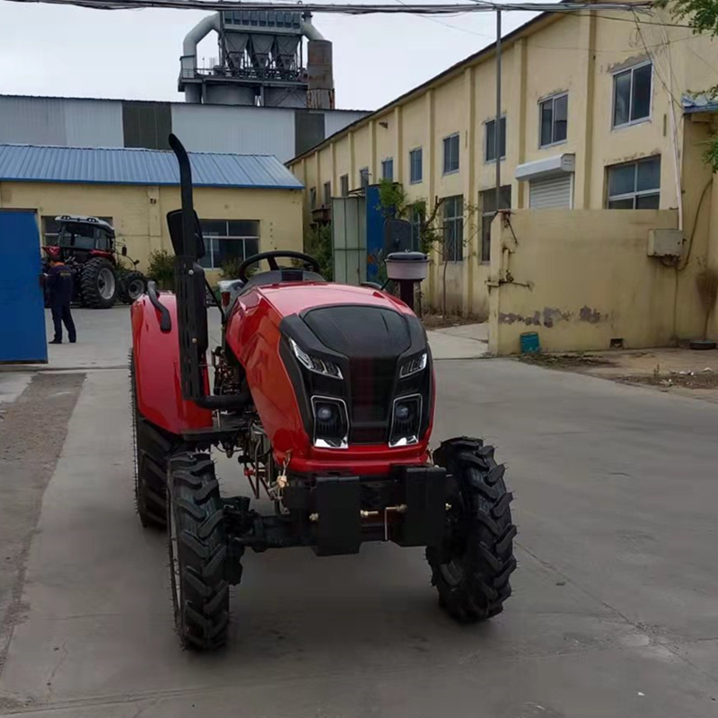 504 604 tractor can be paired with greenhouse strawberry trenching machine Ruichen Agriculture