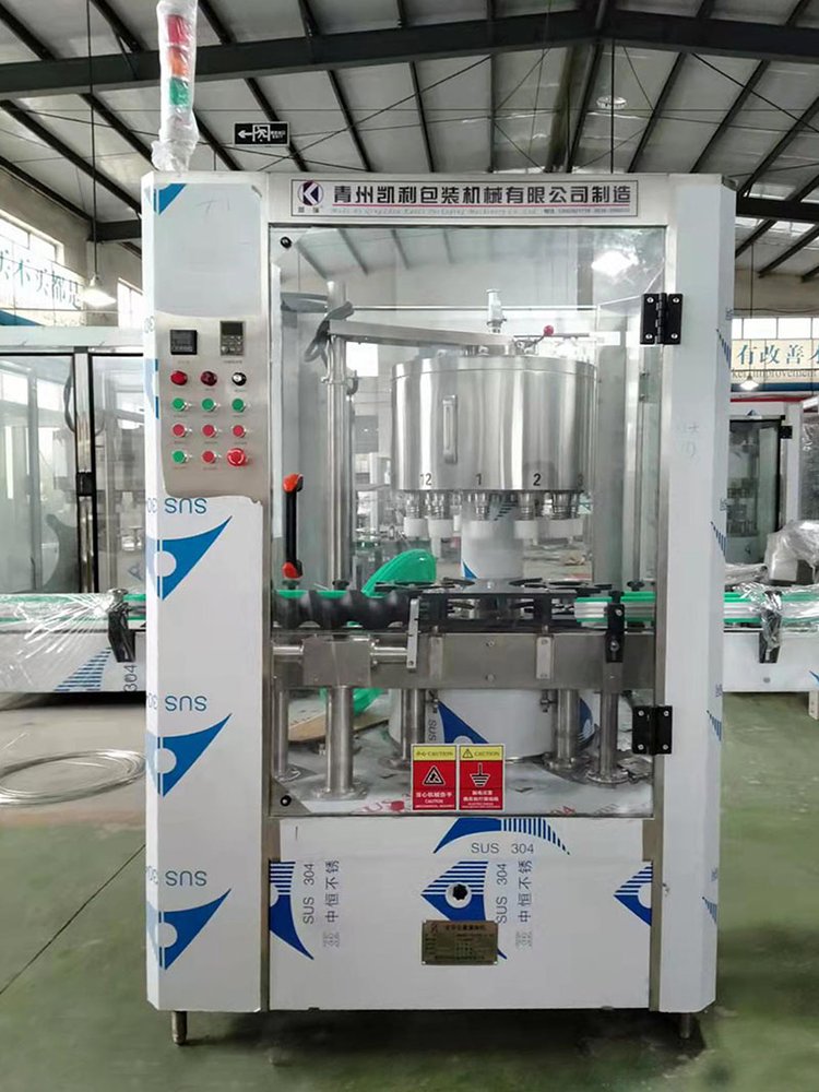 125ml strong liquor filling machine Wine packaging assembly line 500ml Baijiu filling line with fast rotary speed