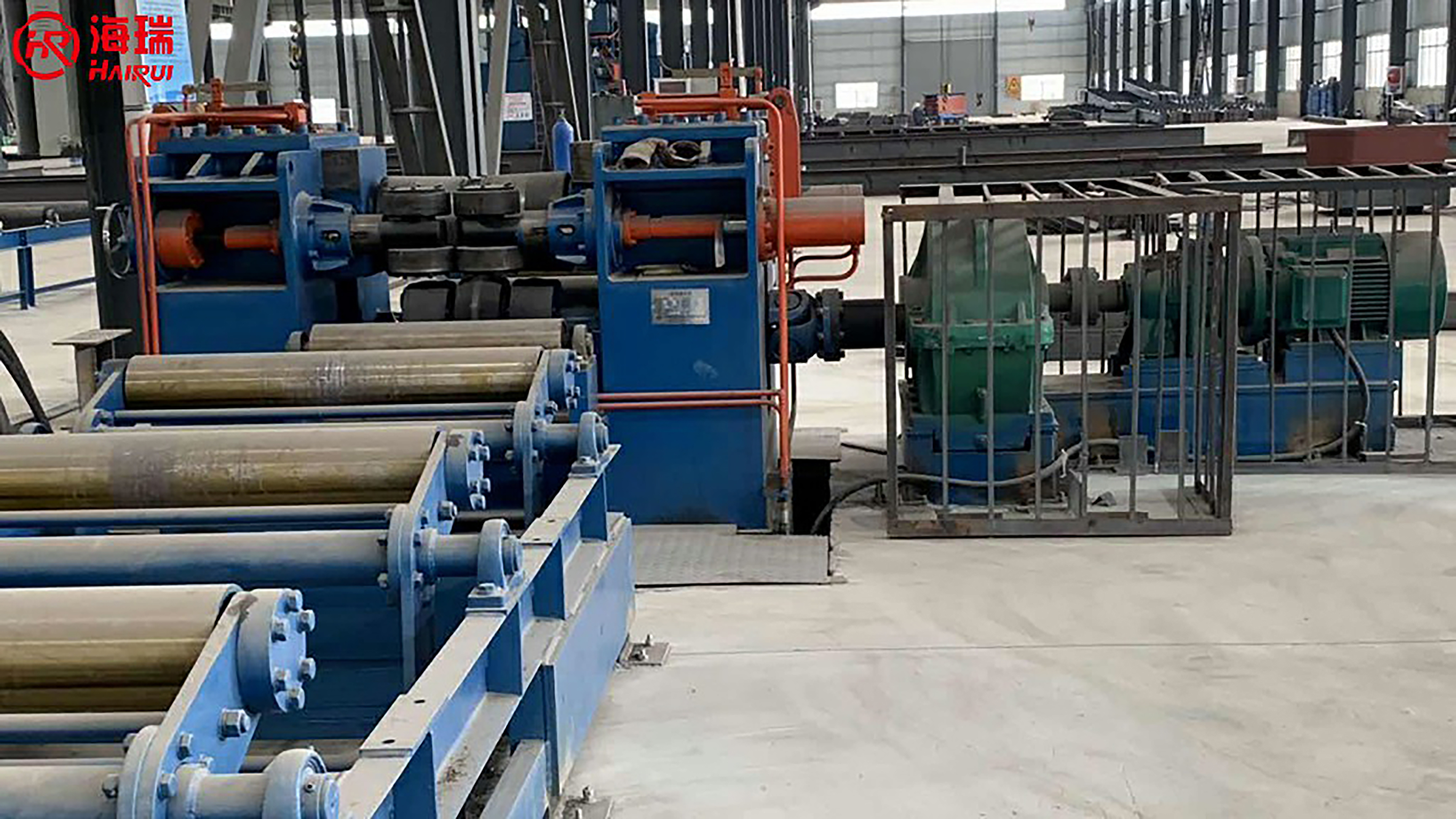 Hairui Welding and Cutting H-beam Straightening Machine Steel Structure Straightening Wing Edge Straightening Light Steel Heavy Steel Straightening Top and Bottom Pressing