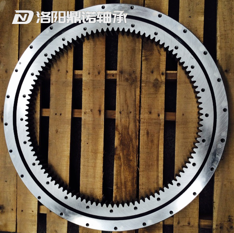 Inner toothed rotary table bearing, non elevation precision, thin-walled light rotary bearing, four point contact ball rotary bearing