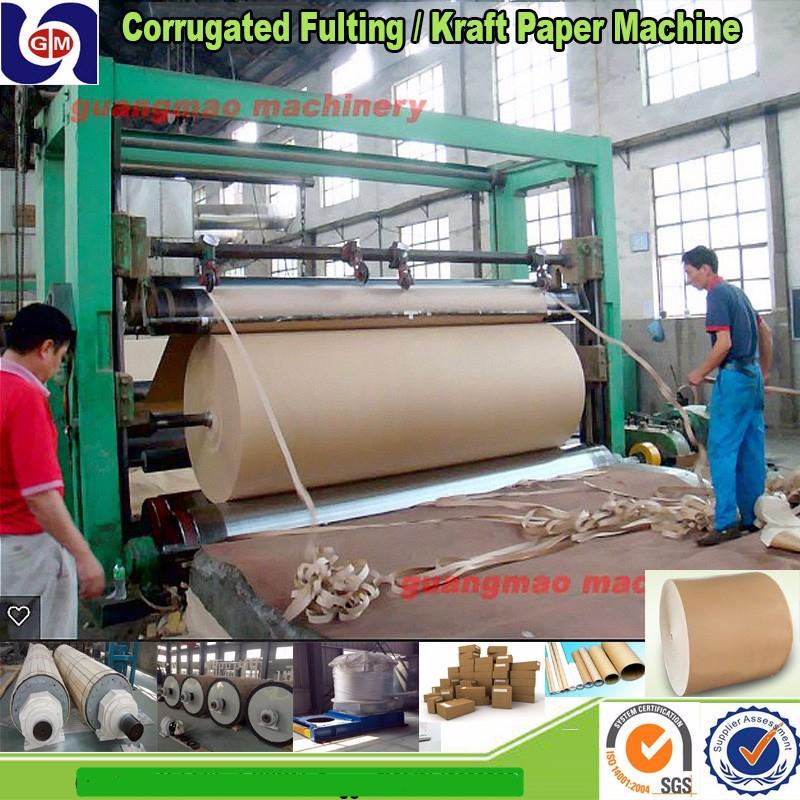 1880 Bamboo Pulp Production Toilet Paper Production Line with a daily output of five tons of bamboo pulp Guangmao Paper Machinery Factory