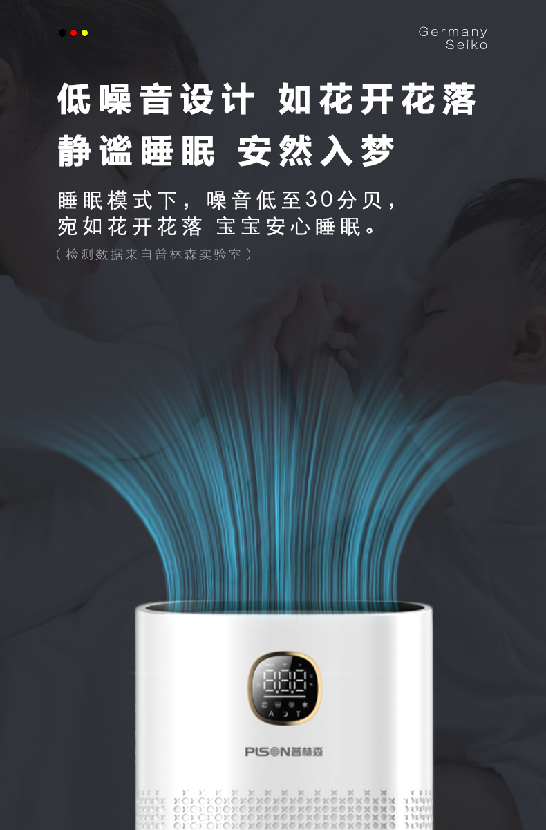 PLSON Home Air Disinfection Purifier A6 Negative Ion Virus for Formaldehyde Haze Removal