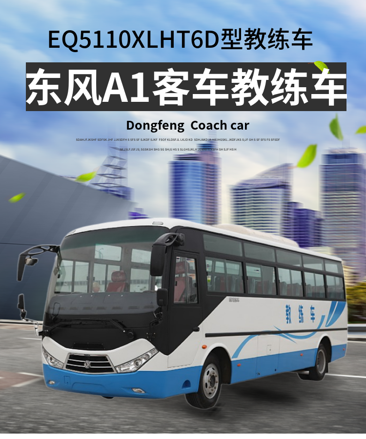 Driving School Training Exam A1 Coach Bus - Lishan Brand Driving School Examination Bus