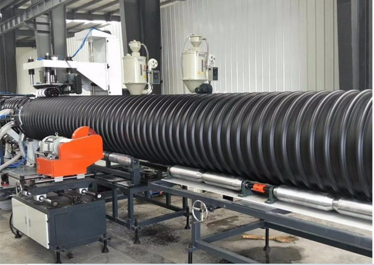 Customization of HDPE steel strip reinforced spiral corrugated pipes for large-diameter polyethylene buried underground water pipes