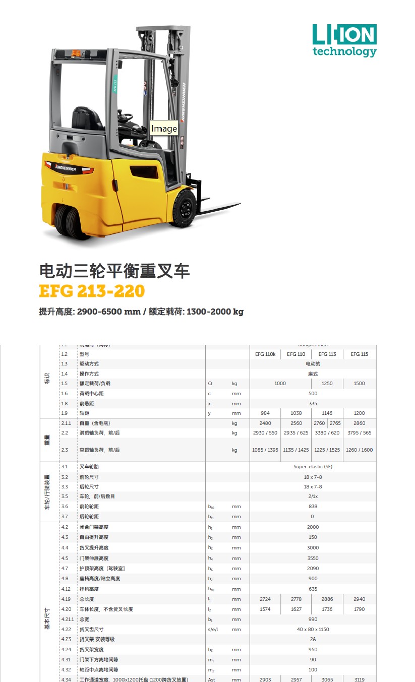 Electric three way forklift rental narrow channel rental imported second-hand car guide rail magnetic line navigation