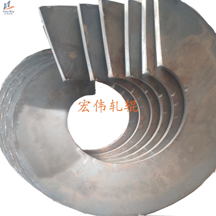 Agricultural machinery, pellet feed machinery, wear-resistant and durable spiral blade roller, industrial high-strength cold bending blade customization