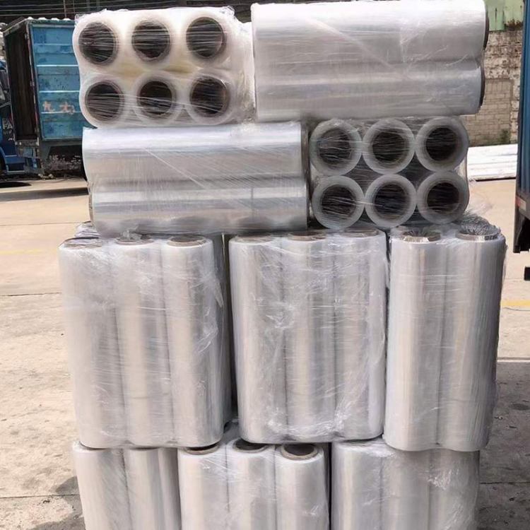 厂家裹包内阻隔膜 打包机打捆机透明薄膜拉伸膜