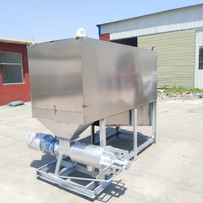 Fecal dewatering machine, aquaculture dry wet separation, solid-liquid separation, extrusion machine, oblique screen separator