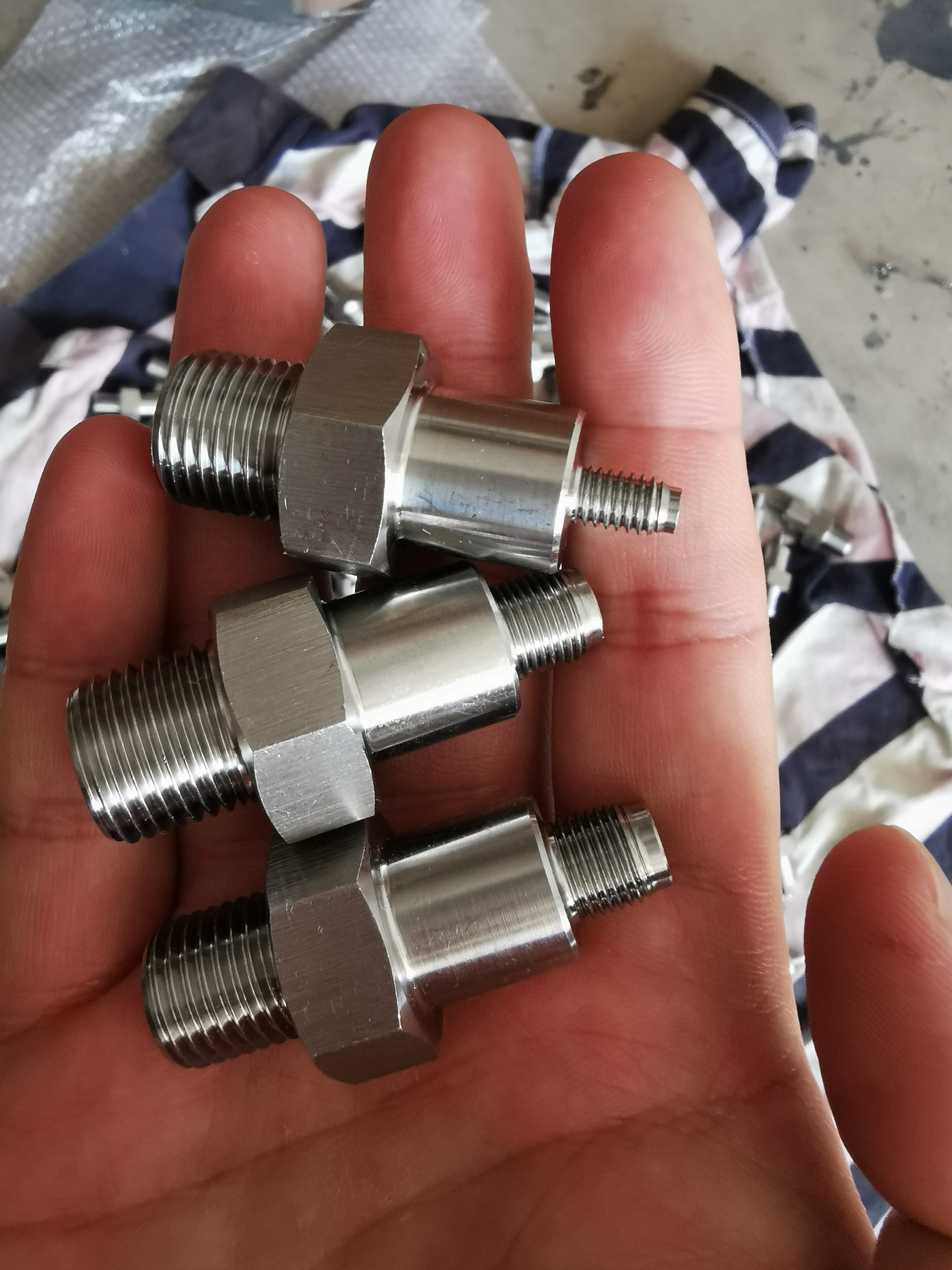 Huaao Q/ZB275-77-8 M22 * 1.5 open closed stainless steel quick plug and quick change oil pipe quick connector