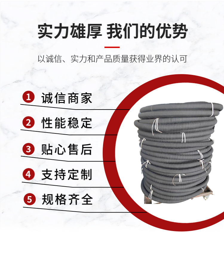 Black rubber telescopic duct, grand and flexible, large caliber rubber cloth telescopic duct