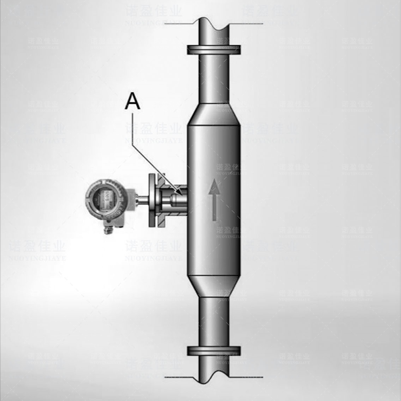 Nuoying NYDE-CR Alcohol by volume densimeter is inserted online into liquid chemical and petroleum sanitary 4~20mA