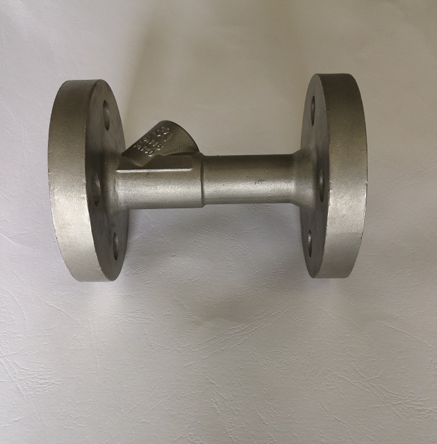 Haige CF3M flange refined angle seat valve casting DN25-PN25 angle seat valve stainless steel precision casting