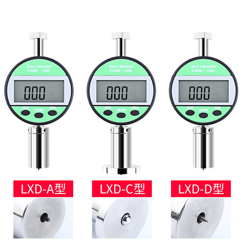 Standard Con digital display Shore hardness tester Rubber hardness tester D-type Shore hardness tester Hard plastic hardness measurement meets national standards