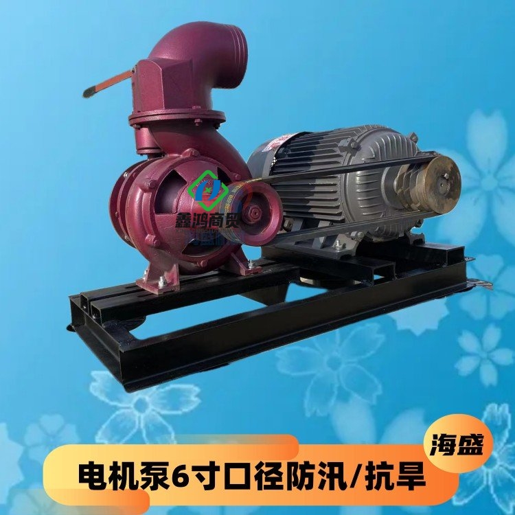 Trailer diesel centrifugal pump motor frame drainage pump 4 inches 6 inches flood prevention water pump 220 cubic meters water pump