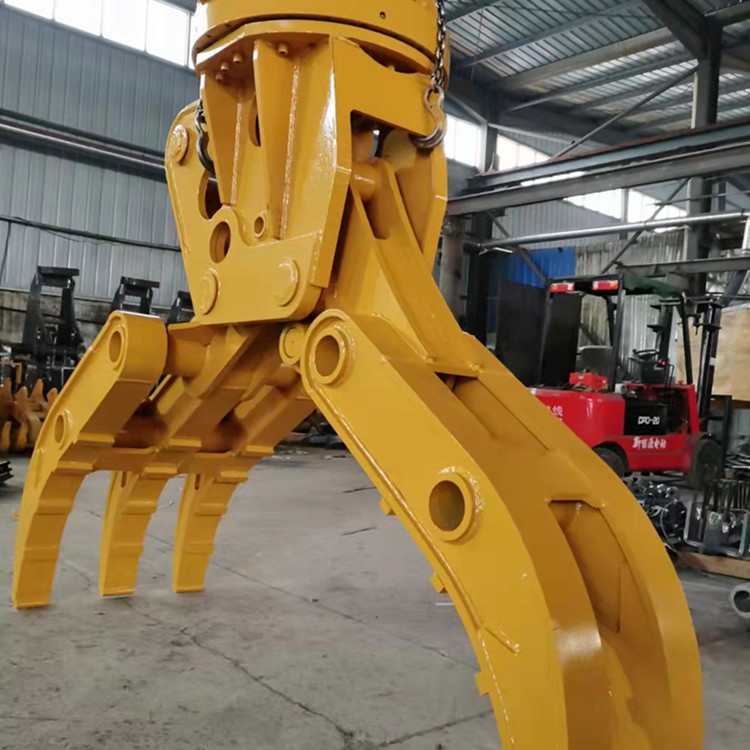 Hydraulic steel grabbing machine processing wheel type wood grabbing machine fixed steel grabbing machine directly supplied from the origin