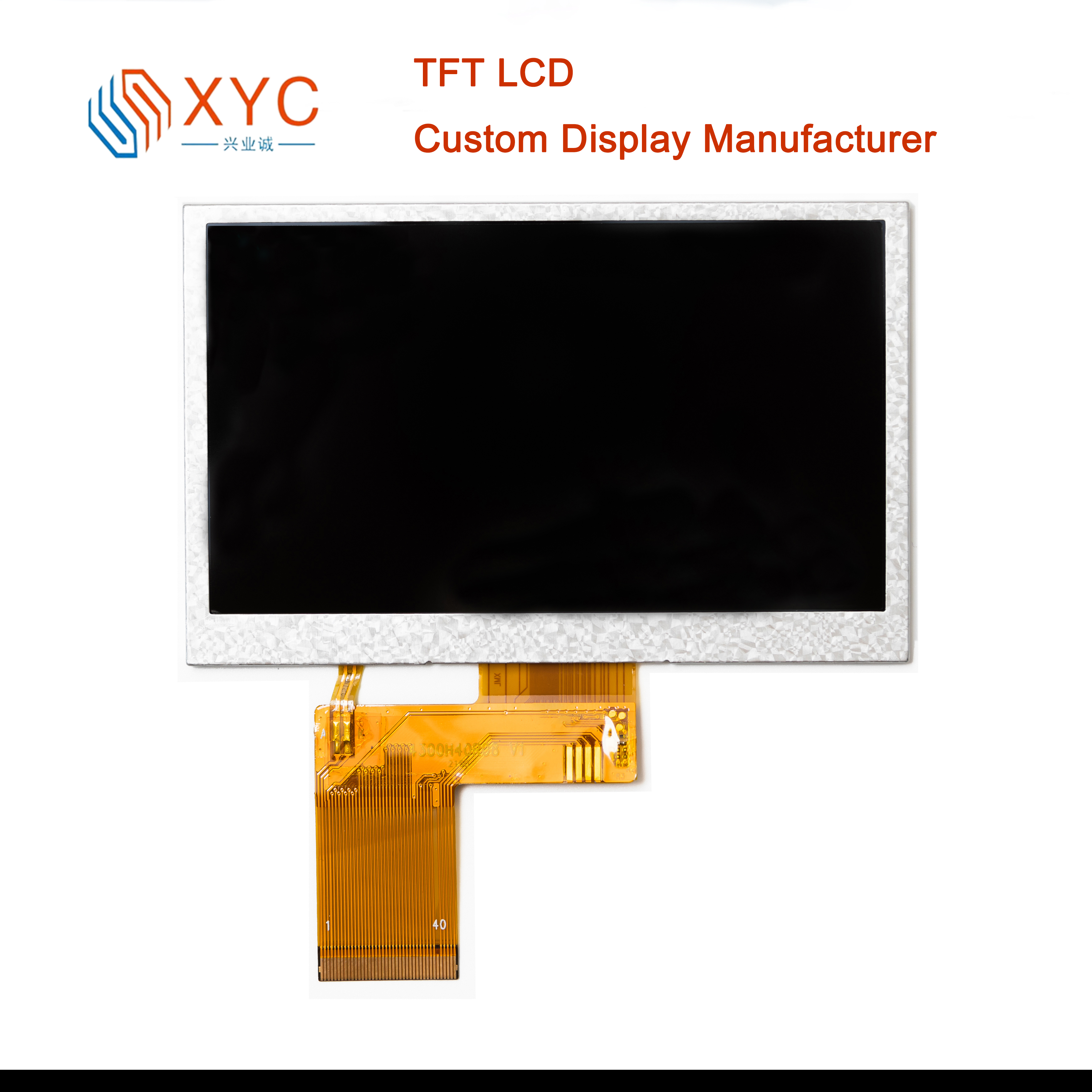 4.3 inch LCD screen, bare screen, full view angle 800 * 480, high-resolution touchable display screen manufacturer