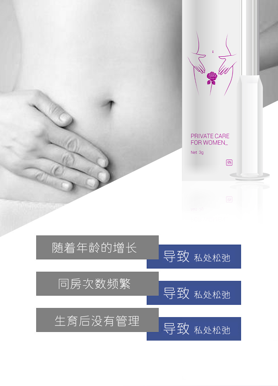 Gynecological Jinrun Biopeptide gel oem OEM private products manufacturer of female beauty salon